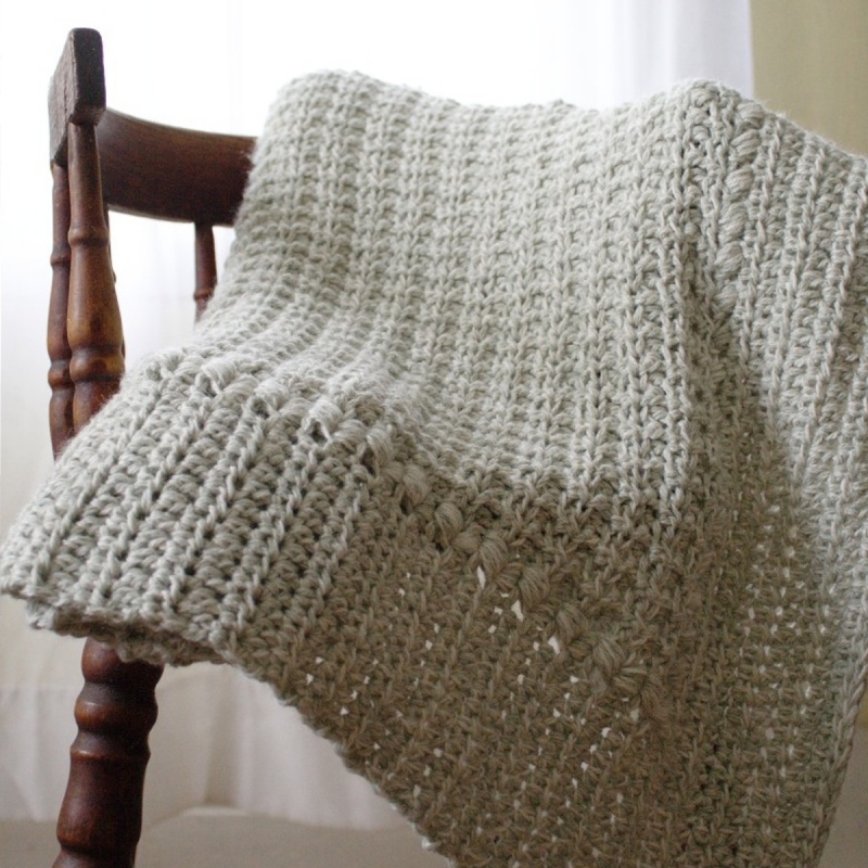 sage baby blanket